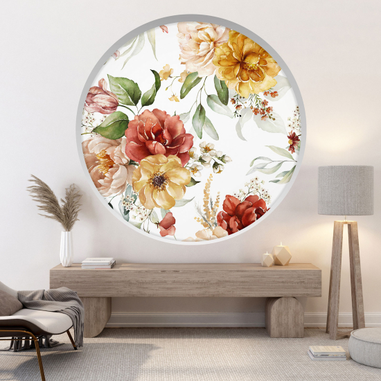 Vinilo Adhesivo Decorativo trampantojo 3D - Flores
