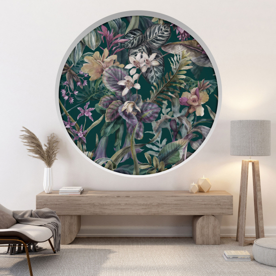 Vinilo Adhesivo Decorativo trampantojo 3D - Flores