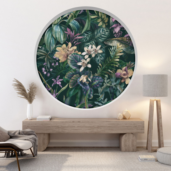 Vinilo Adhesivo Decorativo trampantojo 3D - Flores