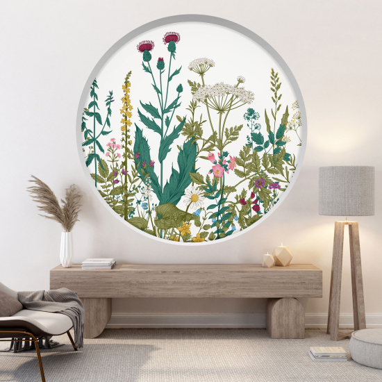 Vinilo Adhesivo Decorativo trampantojo 3D - Flores
