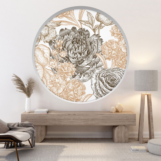 Vinilo Adhesivo Decorativo trampantojo 3D - Flores