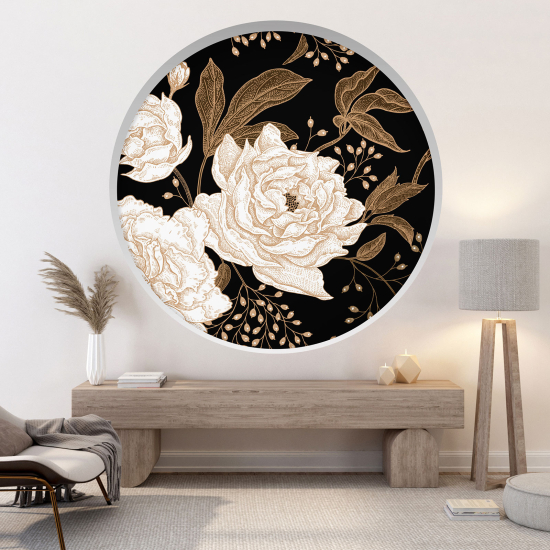Vinilo Adhesivo Decorativo trampantojo 3D - Flores
