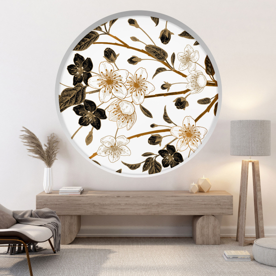 Vinilo Adhesivo Decorativo trampantojo 3D - Flores