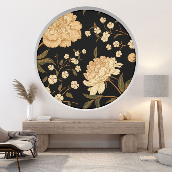 Vinilo Adhesivo Decorativo trampantojo 3D - Flores