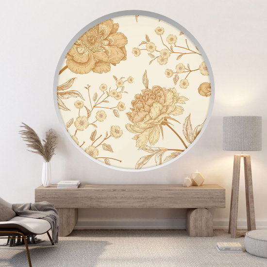 Vinilo Adhesivo Decorativo trampantojo 3D - Flores