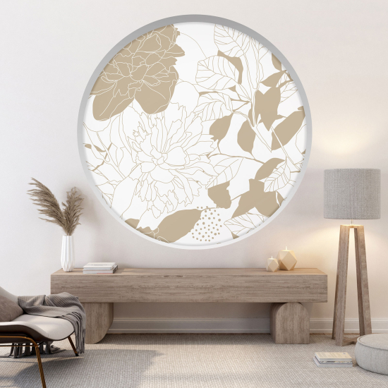 Vinilo Adhesivo Decorativo trampantojo 3D - Flores