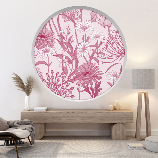 Vinilo Adhesivo Decorativo trampantojo 3D - Flores