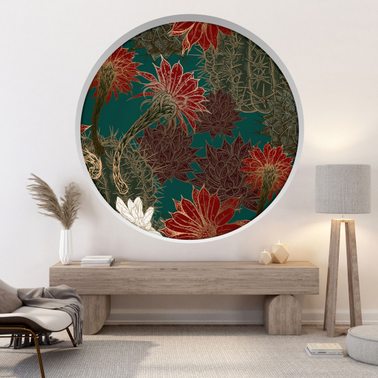 Vinilo Adhesivo Decorativo trampantojo 3D - Flores