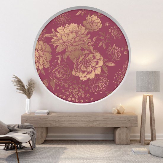 Vinilo Adhesivo Decorativo trampantojo 3D - Flores