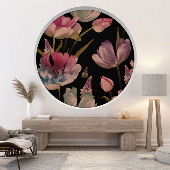 Vinilo Adhesivo Decorativo trampantojo 3D - Flores
