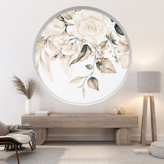 Vinilo Adhesivo Decorativo trampantojo 3D - Flores