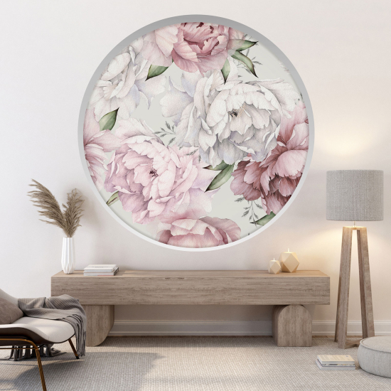 Vinilo Adhesivo Decorativo trampantojo 3D - Flores