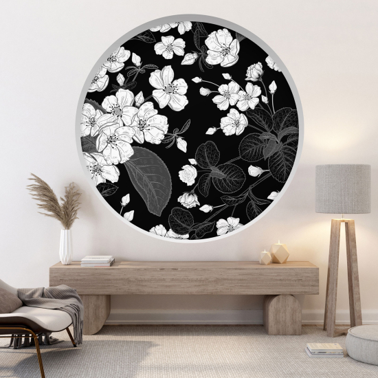 Vinilo Adhesivo Decorativo trampantojo 3D - Flores