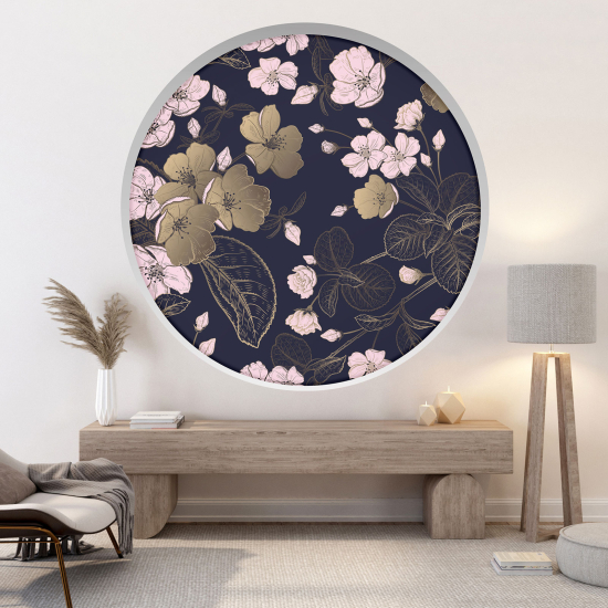 Vinilo Adhesivo Decorativo trampantojo 3D - Flores