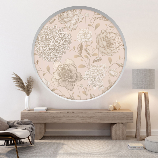 Vinilo Adhesivo Decorativo trampantojo 3D - Flores