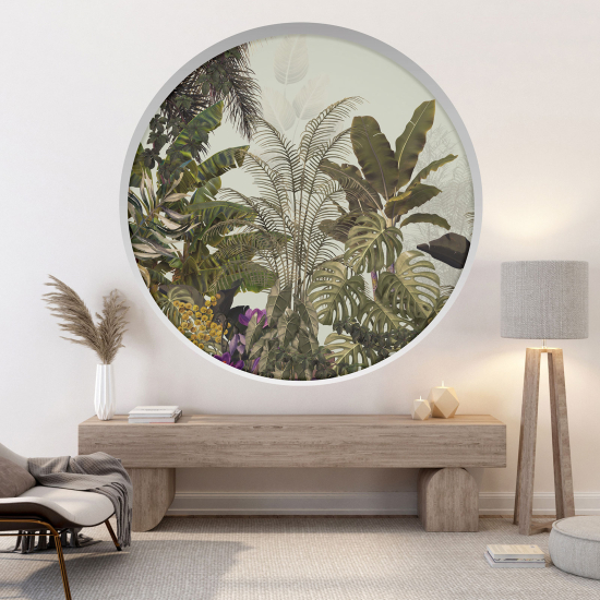 Vinilo Adhesivo Decorativo trampantojo 3D - Flores