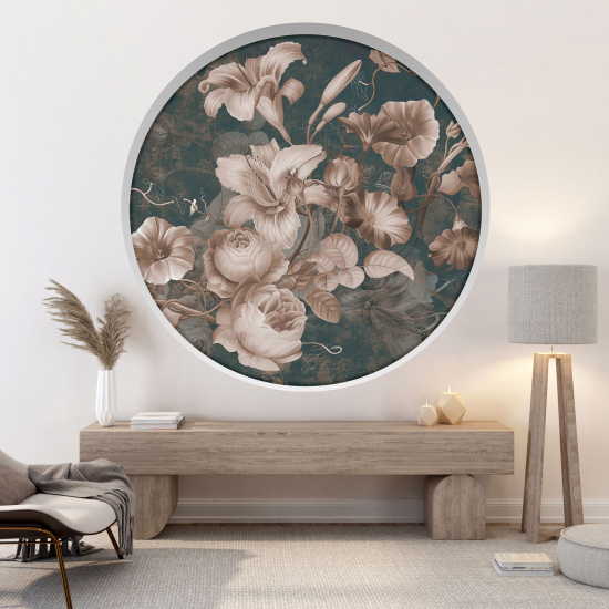 Vinilo Adhesivo Decorativo trampantojo 3D - Flores