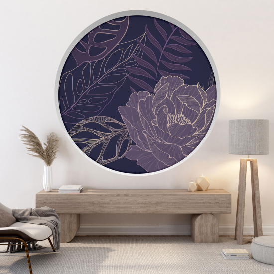 Vinilo Adhesivo Decorativo trampantojo 3D - Flores