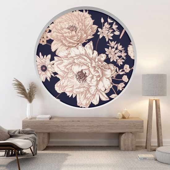 Vinilo Adhesivo Decorativo trampantojo 3D - Flores