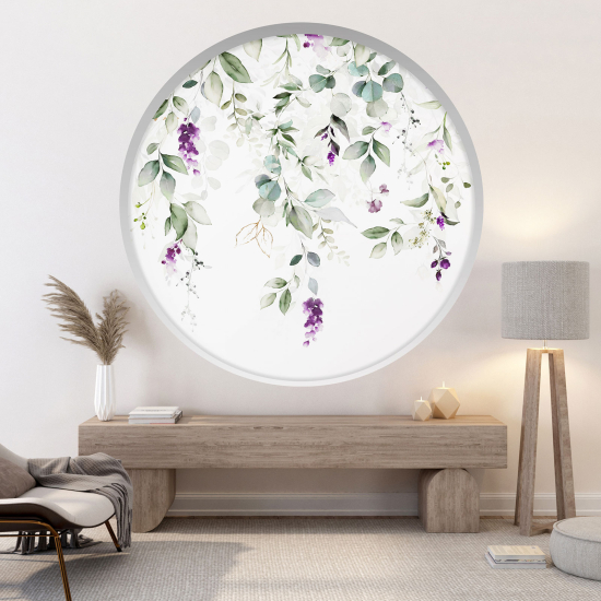 Vinilo Adhesivo Decorativo trampantojo 3D - Flores