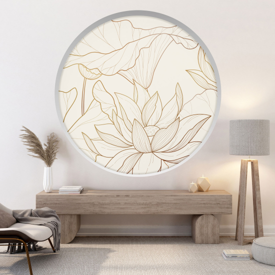 Vinilo Adhesivo Decorativo trampantojo 3D - Flores