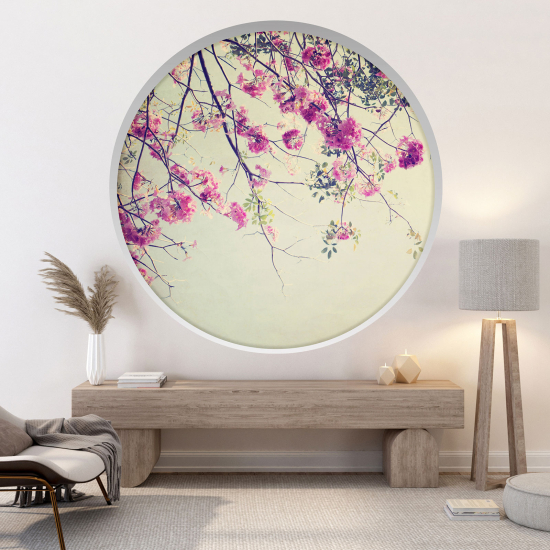 Vinilo Adhesivo Decorativo trampantojo 3D - Flores