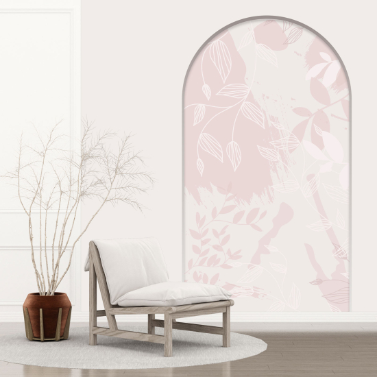 Vinilo Adhesivo Decorativo trampantojo 3D - Flores abstractas