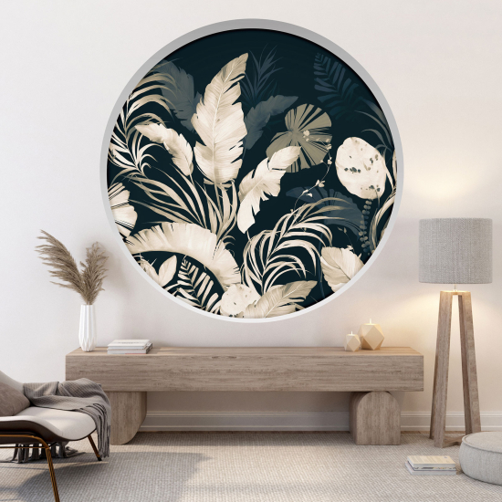 Vinilo Adhesivo Decorativo trampantojo 3D - Flores Tropicales