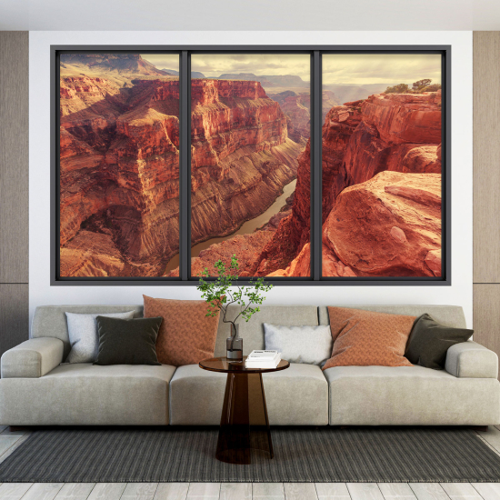 Vinilo Adhesivo Decorativo trampantojo 3D - Gran Cañón