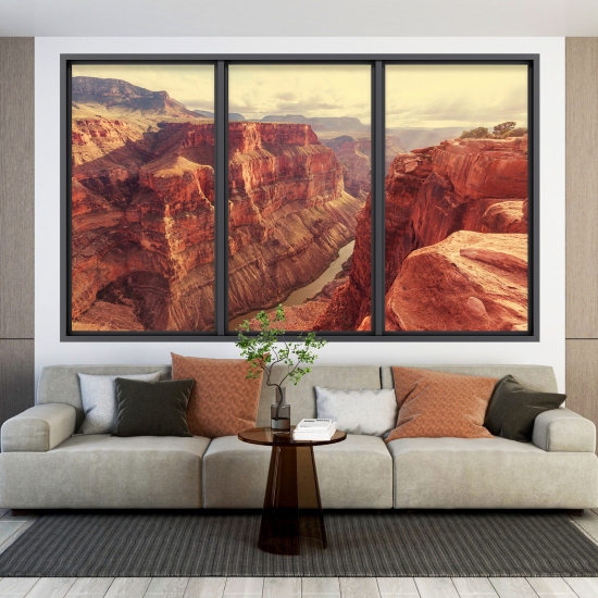 Vinilo Adhesivo Decorativo trampantojo 3D - Gran Cañón
