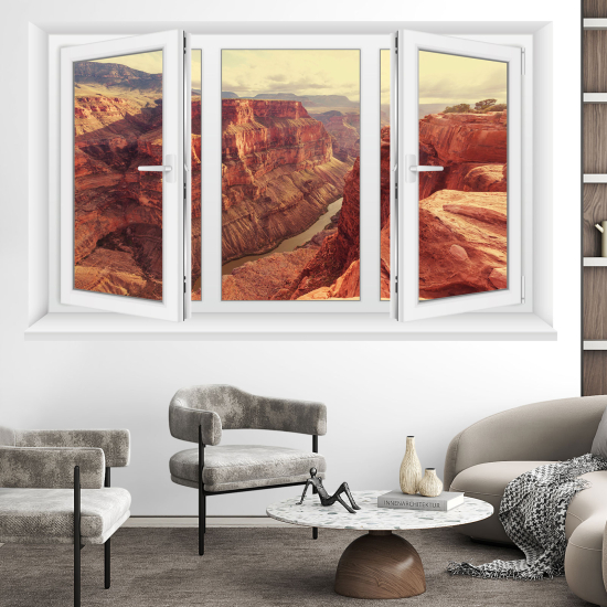 Vinilo Adhesivo Decorativo trampantojo 3D - Gran Cañón