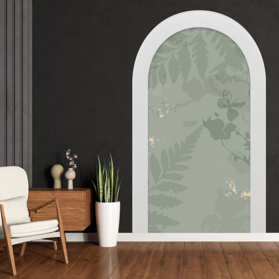 Vinilo Adhesivo Decorativo trampantojo 3D - Hojas