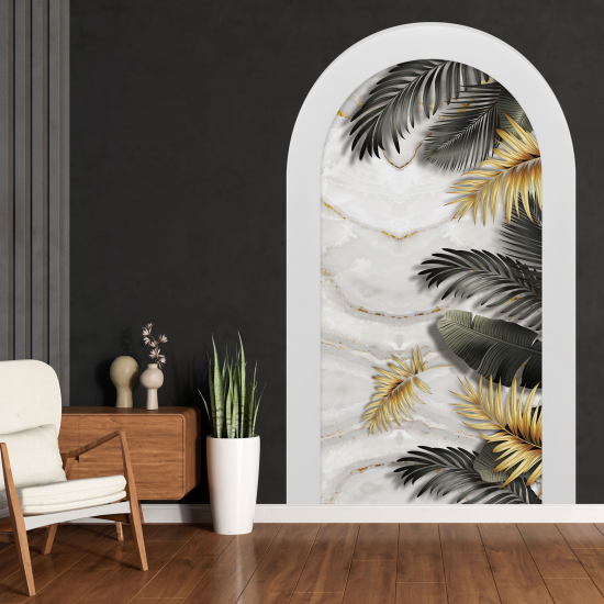 Vinilo Adhesivo Decorativo trampantojo 3D - Hojas