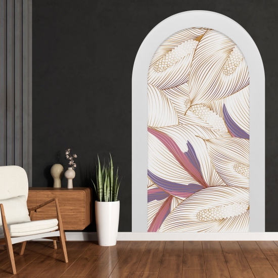 Vinilo Adhesivo Decorativo trampantojo 3D - Hojas