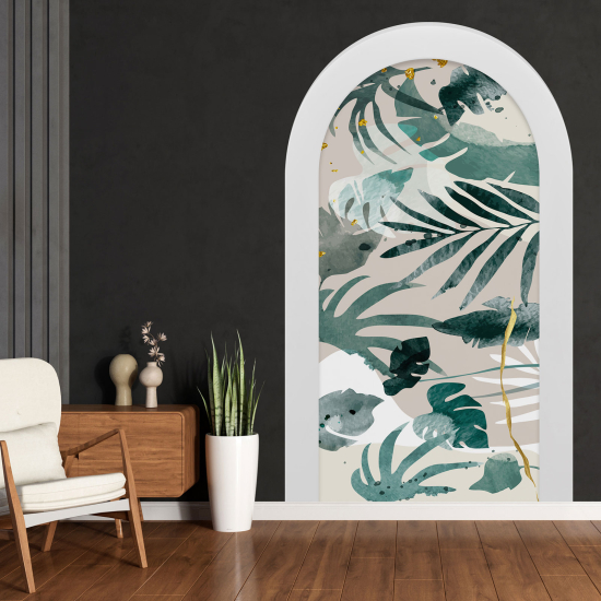 Vinilo Adhesivo Decorativo trampantojo 3D - Hojas
