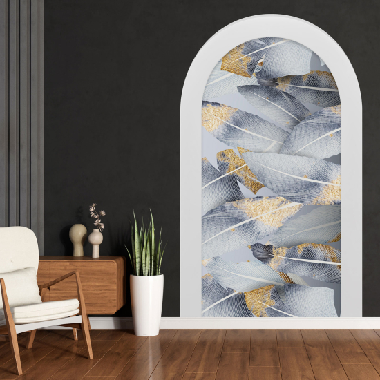 Vinilo Adhesivo Decorativo trampantojo 3D - Hojas