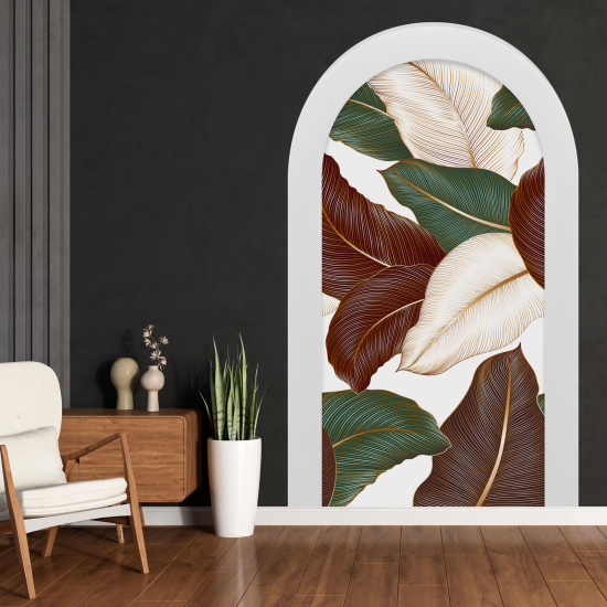 Vinilo Adhesivo Decorativo trampantojo 3D - Hojas