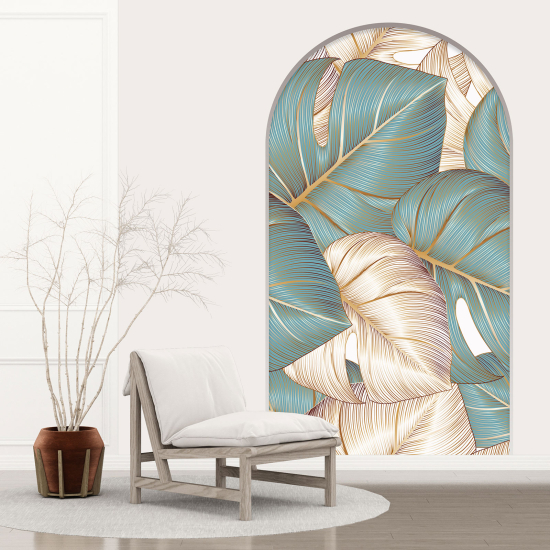 Vinilo Adhesivo Decorativo trampantojo 3D - Hojas