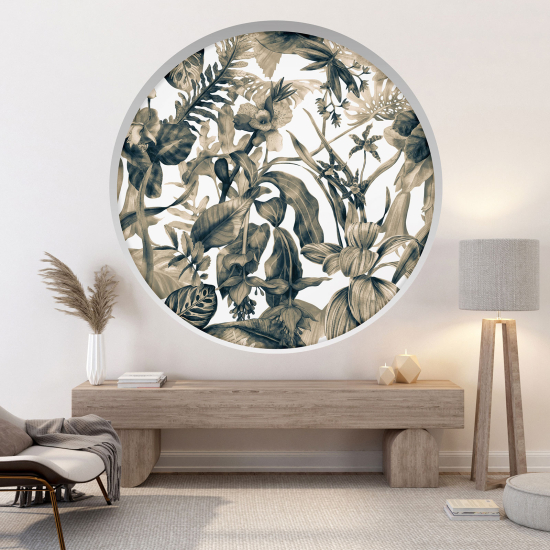 Vinilo Adhesivo Decorativo trampantojo 3D - Hojas