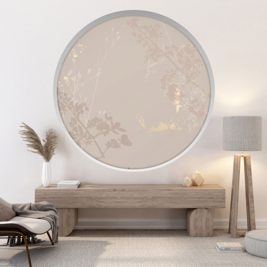 Vinilo Adhesivo Decorativo trampantojo 3D - Hojas