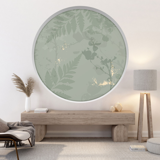 Vinilo Adhesivo Decorativo trampantojo 3D - Hojas
