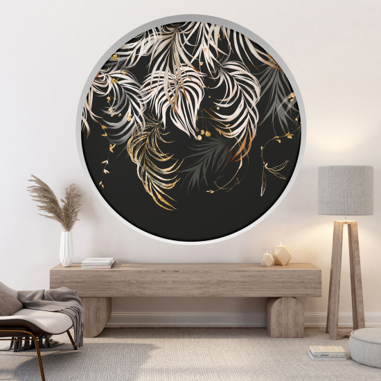 Vinilo Adhesivo Decorativo trampantojo 3D - Hojas