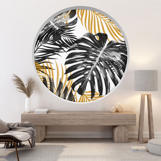 Vinilo Adhesivo Decorativo trampantojo 3D - Hojas