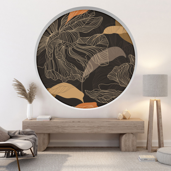 Vinilo Adhesivo Decorativo trampantojo 3D - Hojas