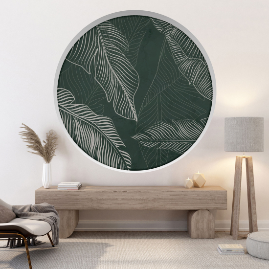 Vinilo Adhesivo Decorativo trampantojo 3D - Hojas