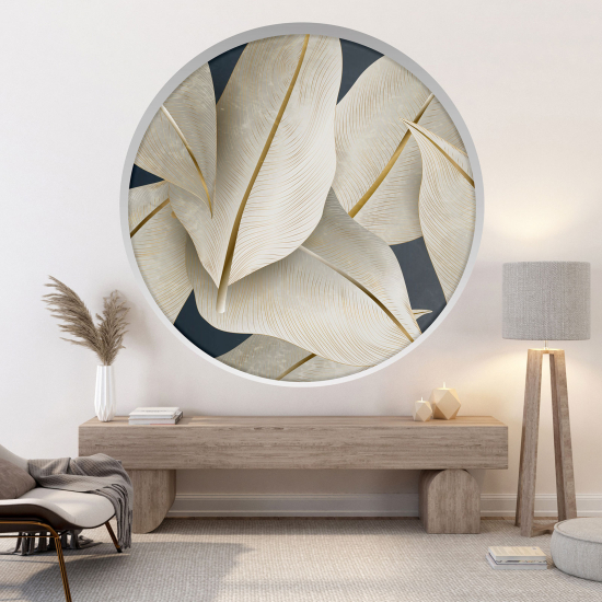 Vinilo Adhesivo Decorativo trampantojo 3D - Hojas