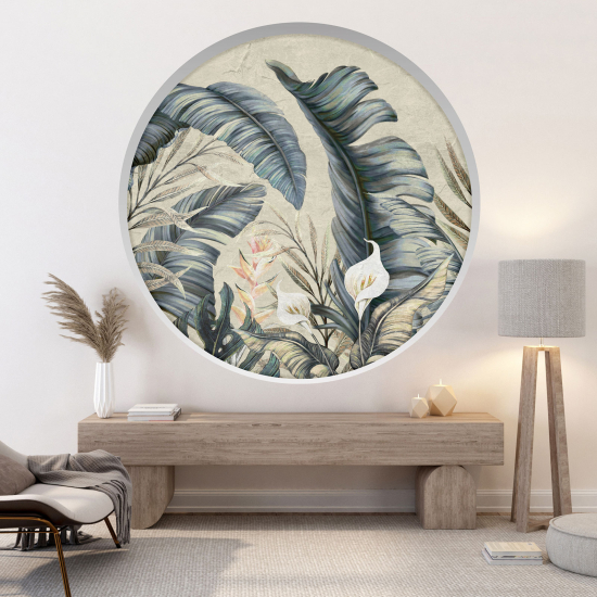 Vinilo Adhesivo Decorativo trampantojo 3D - Hojas