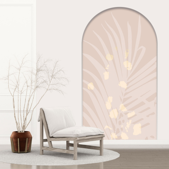 Vinilo Adhesivo Decorativo trampantojo 3D - Hojas de Palma