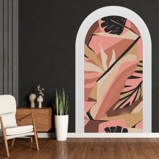 Vinilo Adhesivo Decorativo trampantojo 3D - Hojas Tropicales