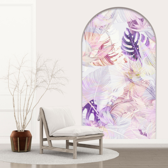 Vinilo Adhesivo Decorativo trampantojo 3D - Hojas Tropicales